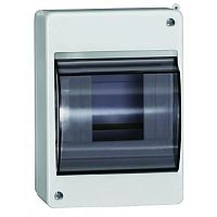 Бокс IEK Krepta 3 КМПн 2/4 146x96x83 IP30 для 4 автоматов с прозрачной крышкой  картинка 